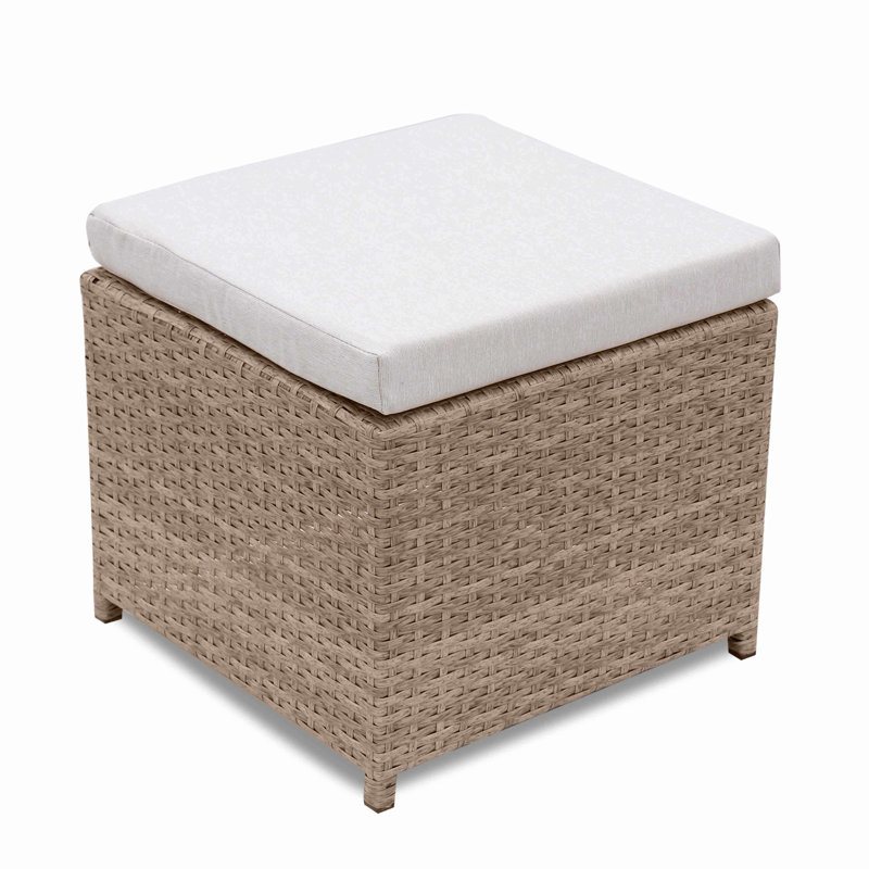 Aluminum Rattan Cube Table 6 to 10-Seater, Belge