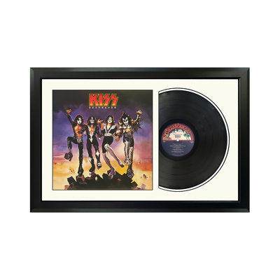Kiss "Destroyer" Framed Record with White Mat