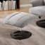 Fauteuil inclinable pivotant rembourré avec repose-pieds-2038869839-2038869838
