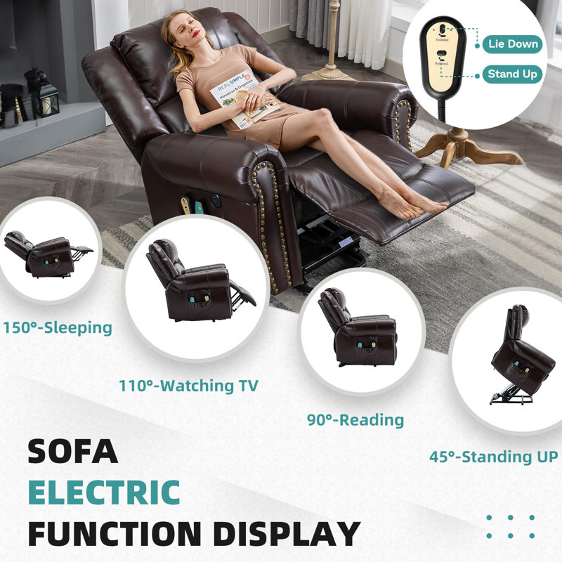 Sayma Faux Leather Heated Massage Chair