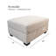 Repose-pieds avec rangement Marzella-217595070