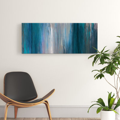 «Falling Blue» sur toile