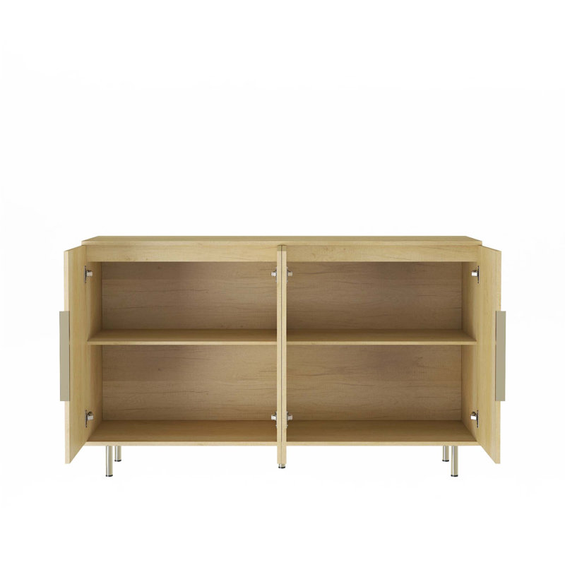 Buffet avec tablettes réglables, Wood