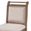 Ensemble de table de salle à manger à hauteur de comptoir en bois 3 pièces avec 2 chaises rembourrées pour petit espace (ensemble de salle à manger)-439053859-439053855-439053853