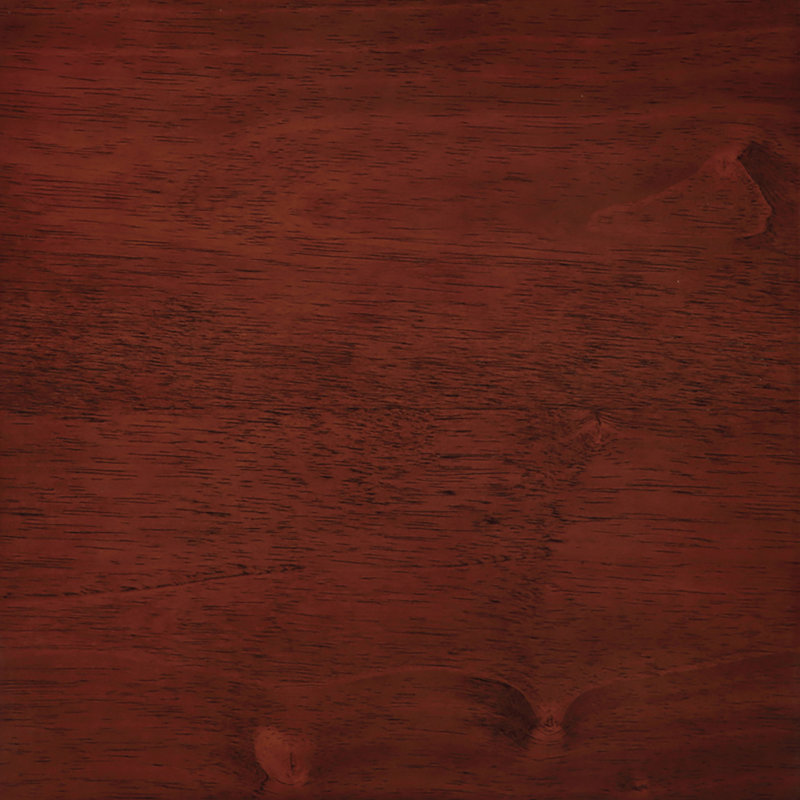 Bolander End Table with Shelf, Mahogany, 24''H x 24''W x 12''D