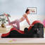 Chaise de yoga 2 en 1 pliable avec housse amovible lavable, méridienne ergonomique et banc de lit pour Home Studio-1950290455