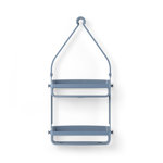 Flex Hanging Shower Caddy with 2 Shelves, Bathtub Shelf and Bathroom Organizer
