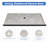 60" W X 36" D Acrylic Shower Base, Composite Single Threshold Shower Pan, Center Drain Slip-Resistant-130083717