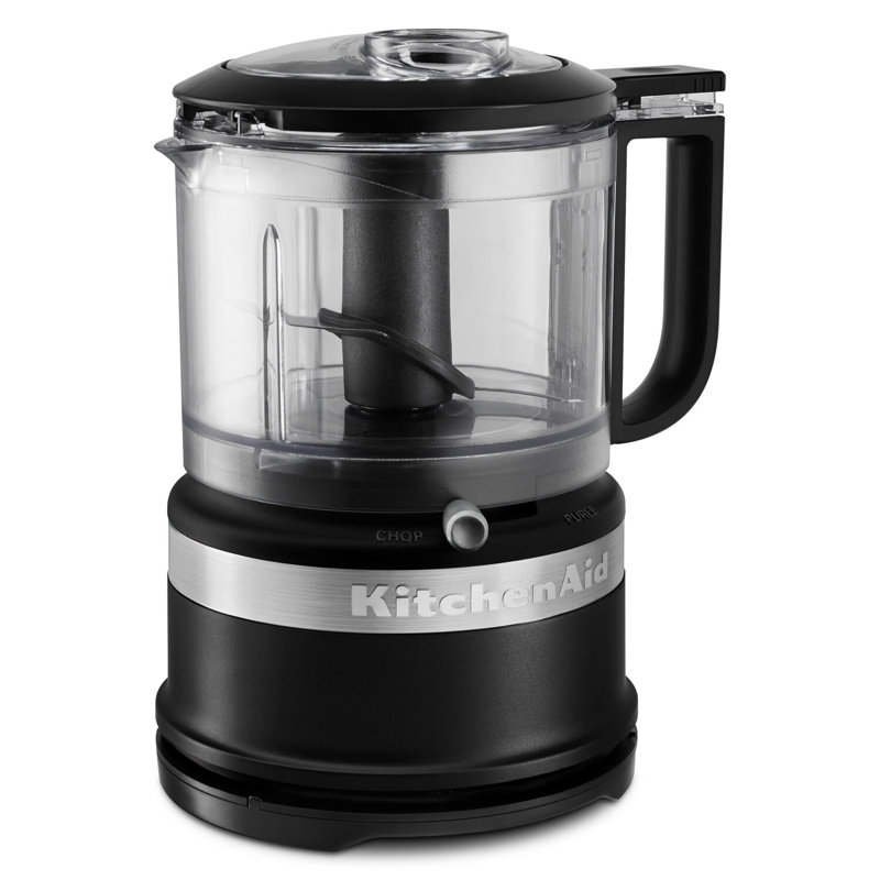 Hachoir à nourriture 3,5 tasses KitchenAid en noir mat, Noir mat