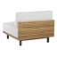 Geneve Outdoor Teak Armless Lounge Chair