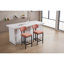 Tabourets de bar confortables en mousse de style moderne, idéaux pour la cuisine et la salle à manger