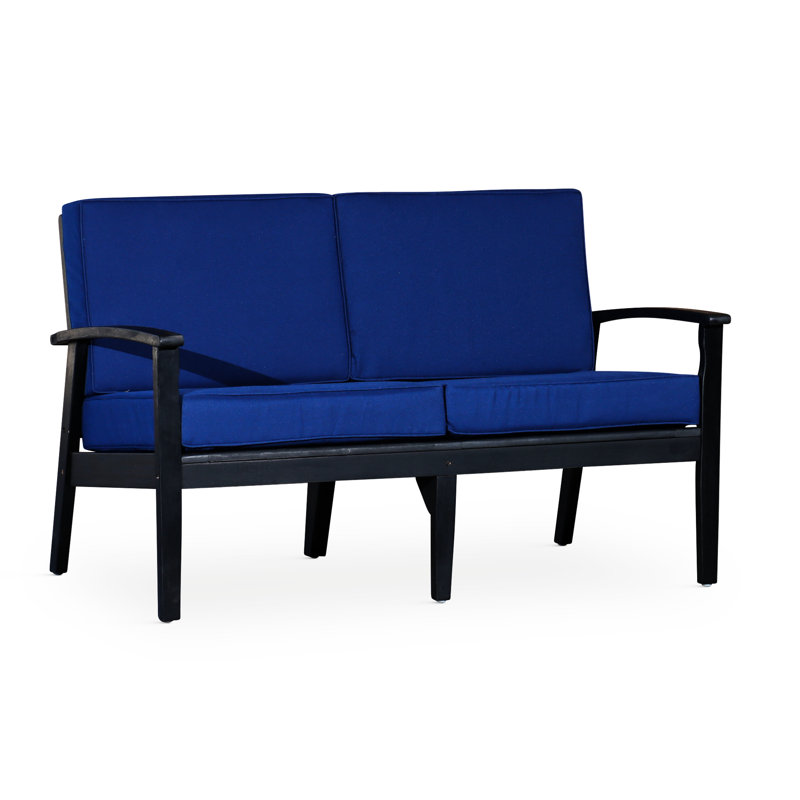 Eucalyptus avec coussins d'extérieur pour la paix, coussins bleu marine, teinte, espace de loisirs, Espresso, Marine