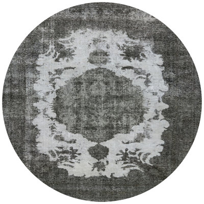 Tapis oriental noir / blanc