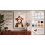 Chimpanzee Gaze Modern - Wrapped Canvas-835503570-835503579