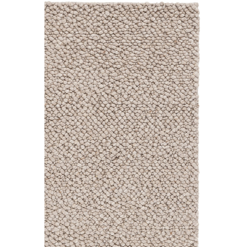 Natura Hand Woven Wool/Viscose/Cotton Rug in Taupe, Rectangle 8' x 10'