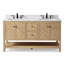 Ensemble de meuble-lavabo double 60 po Chazden-975183609-976827036