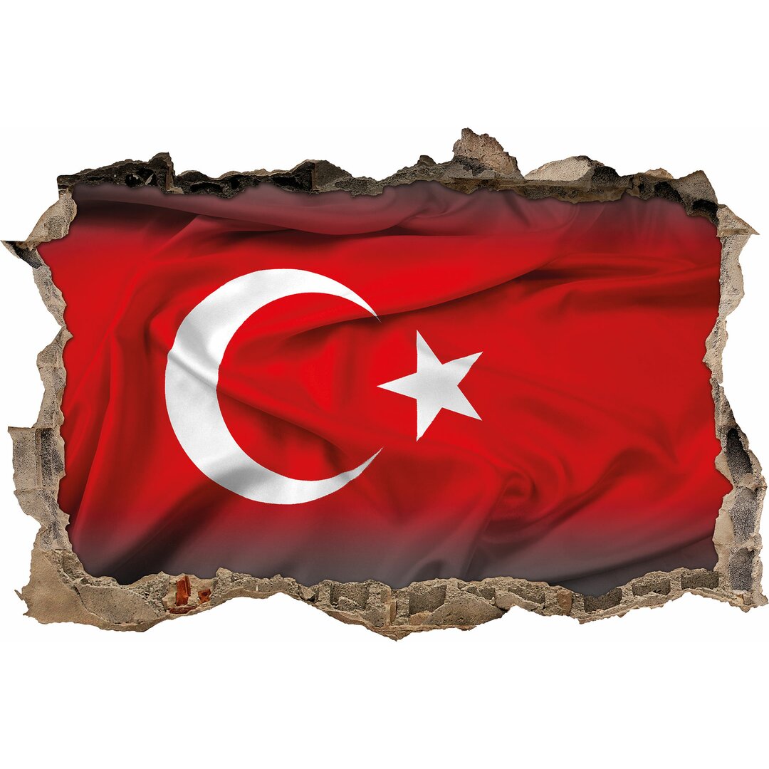 Wandtattoo Flagge der Türkei