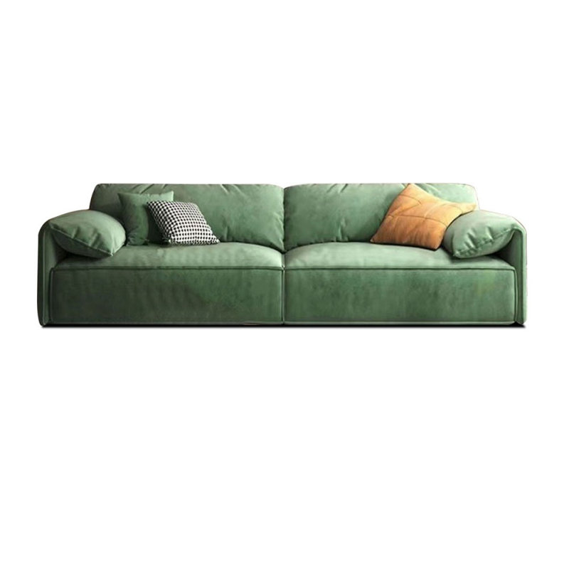 Coussin modulaire 86,61 po vert 100% polyester