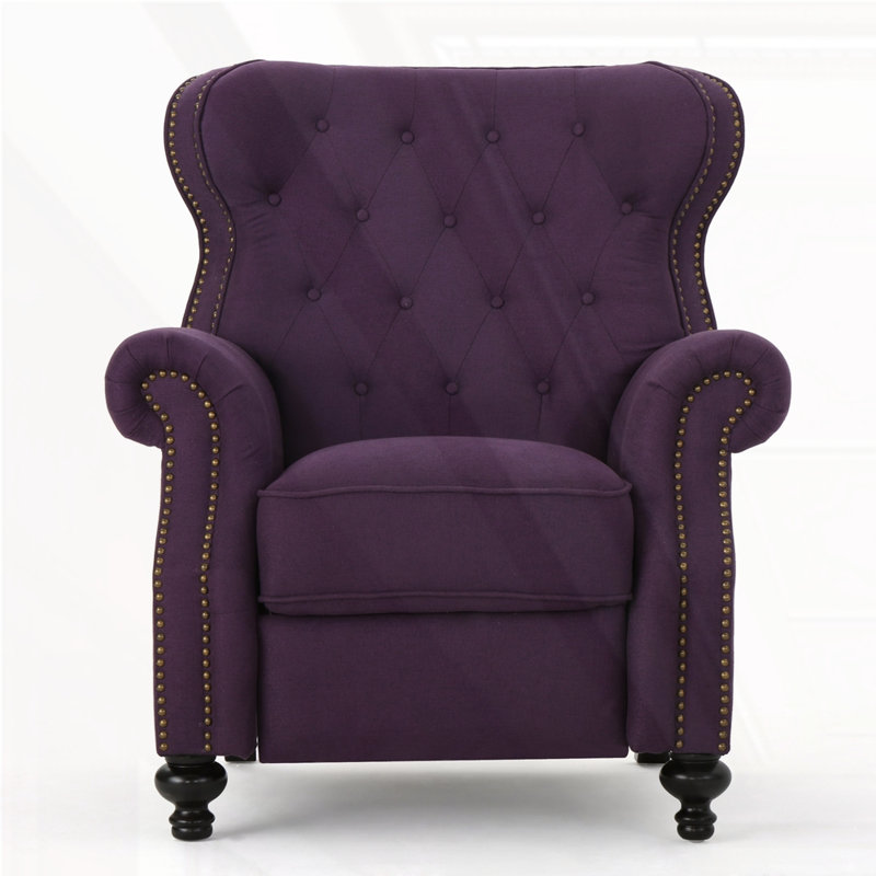 Fauteuil inclinable Accent, Tissu mauve
