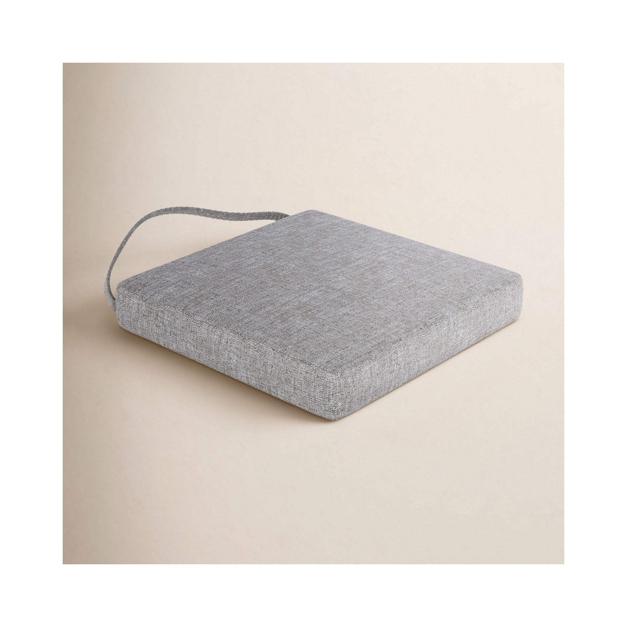 Sunbrella® Indoor/Outdoor Dining Chair Cushion, Canvas Granite Sunbrella® Canvas