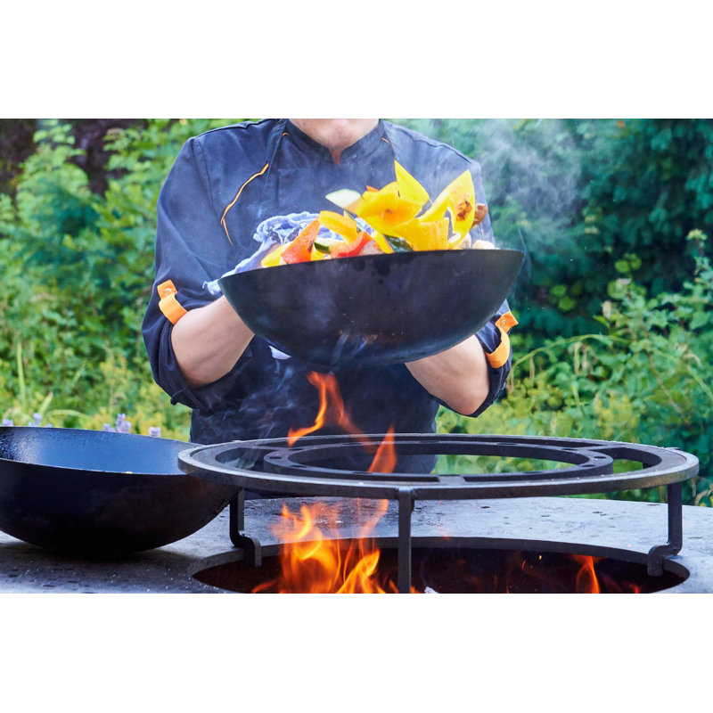 Belfry Kitchen Daniela Non-Stick Carbon Steel Wok, 8.5cm H x 31cm W