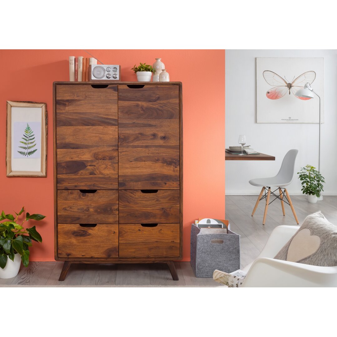 Highboard Malmö 2 aus Massivholz 90 cm