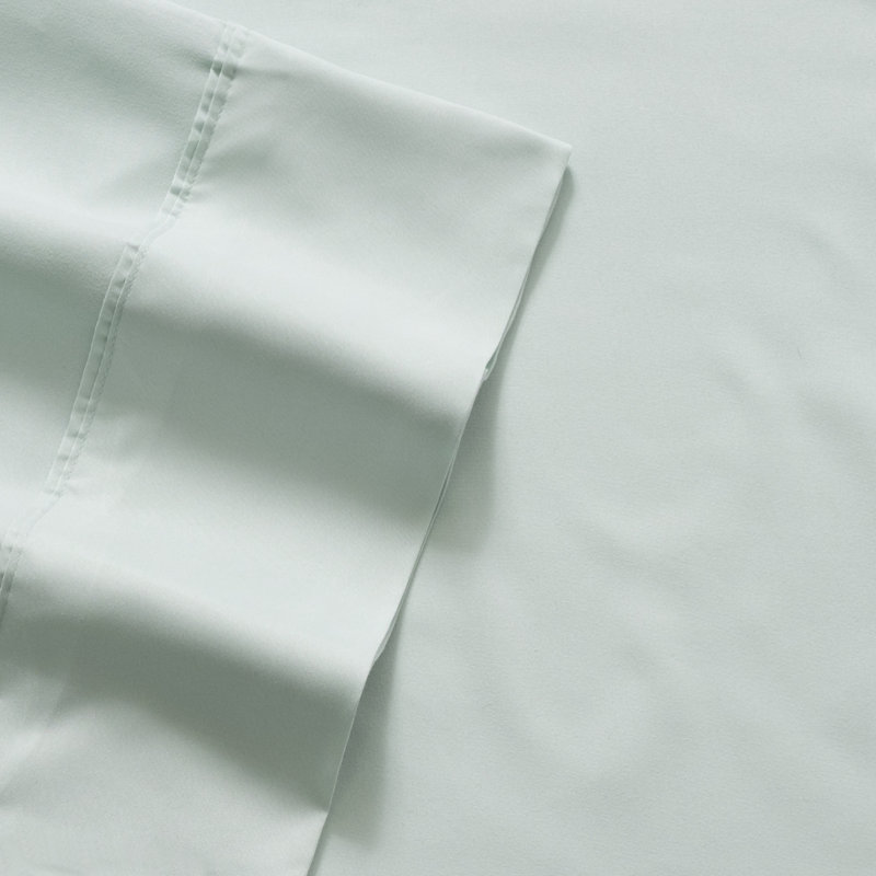 Ensemble de draps luxueux en microfibre douce avec taies d'oreiller en prime, Menthe