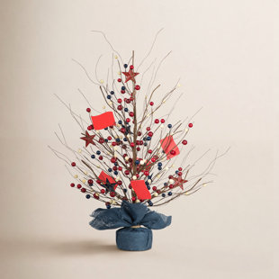 Patriotic/American Berry Table Tree