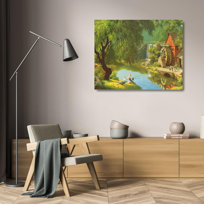 Good Old Days, 19" H x 24" W