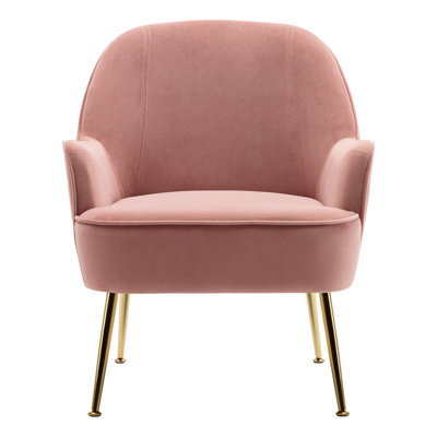 Abbygayl Velvet Armchair