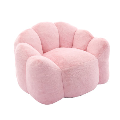 Ergonomic High-Density Foam Filled Lotus Style Compression Sofa Chair with Carry Handle