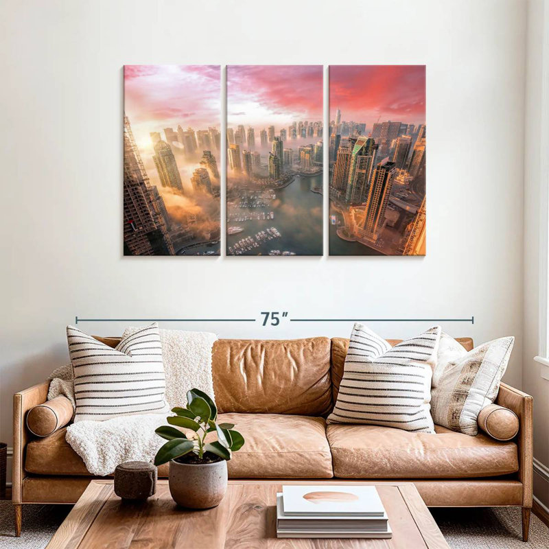 Sebbie Dubai Sunset, 36" H x 57" W