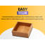 Bamboo 2"H x 3"W x 3"D Drawer Organizer