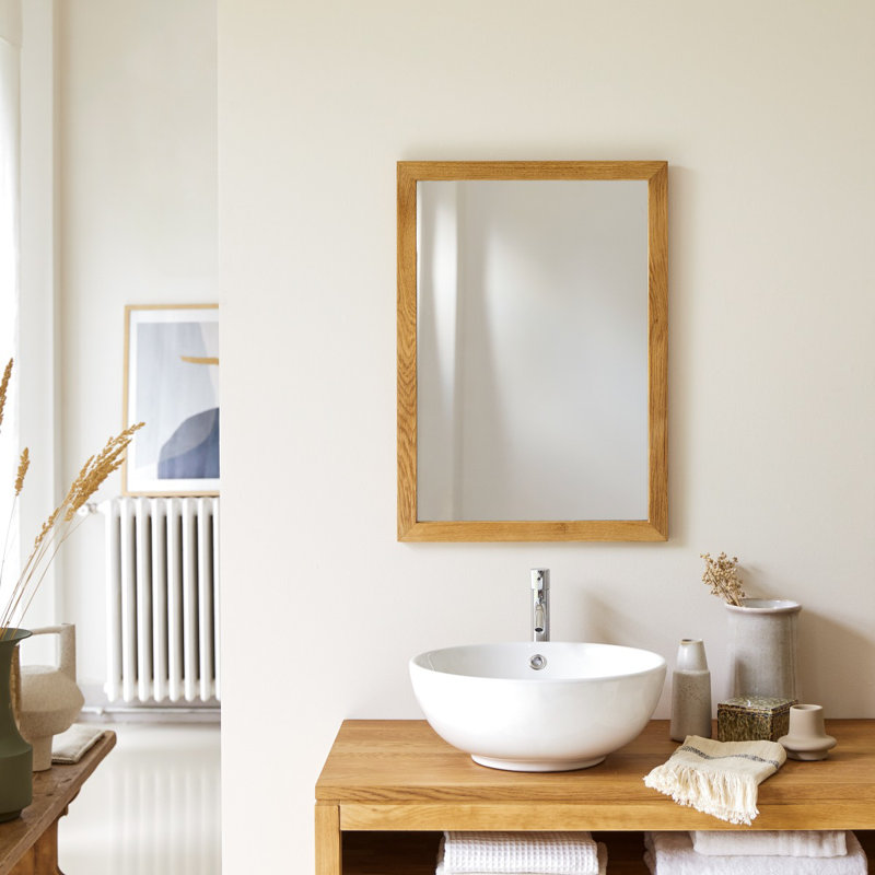 Serena Rectangle Solid Wood Mirror