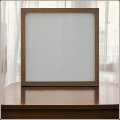 Miroir à finition chêne