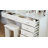 Makeup Vanity Set With LED Lighted Mirror - 7 Drawers Dressing Table With Built-in Outlet-897347843