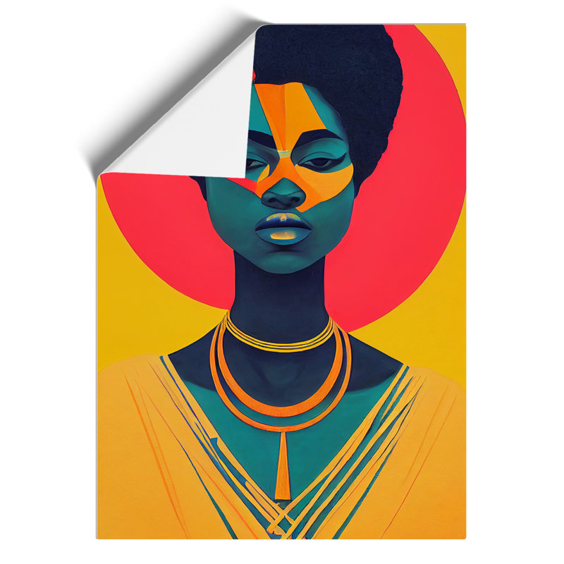 Bold Woman Abstract - Wall Art, Paper, 42cm H x 29.7cm W, No Matte