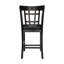 Chaises à hauteur de comptoir, sièges revêtus de similicuir, dimensions de 20 po x 41,5 po, support de poids de 250 lb pour la salle à manger 2 pièces, finition, revêtement, structure en bois, capacité, siège solide