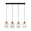 Satipo 4 - Light Stainless Steel Kitchen Island Pendant-95274639