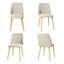 48cm H Linen Upholstered Upholstered Back Side Chair-114036092