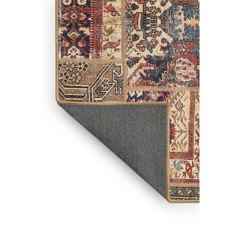Tapis brun/beige/ivoire contemporaine, Rectangle 5 pi x 7 pi