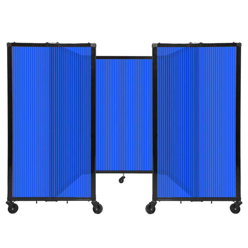 Cloison murale en polycarbonate 360, H 48 po x l 102 po, Rouge