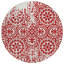 Tapis ivoire rond intérieur lavable 8 'Medallion