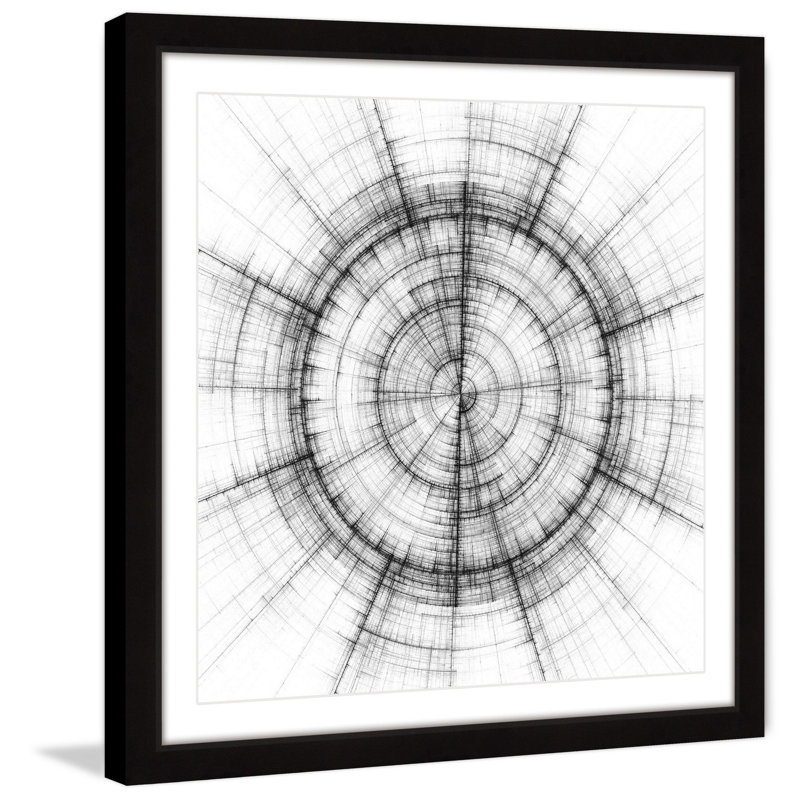 Cadre photo « motioned motion », impression sur papier, H 32 po x l 32 po x P 1,5 po, Cadre noir
