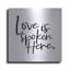 Art mural luxueux «Love is Spoken Here» par Lux + Me Designs-859104252