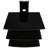 Mount-It! Floating Wall Mounted Three Shelves for AV Receiver & Projector, Load Capacity 66 Lbs.