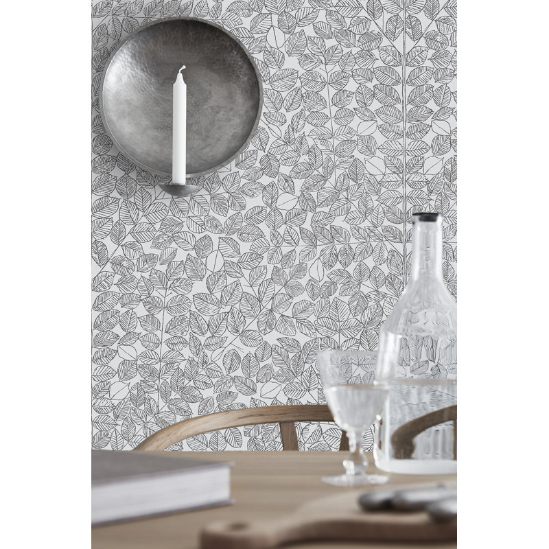 Boråstapeter Romans Wallpaper, Black