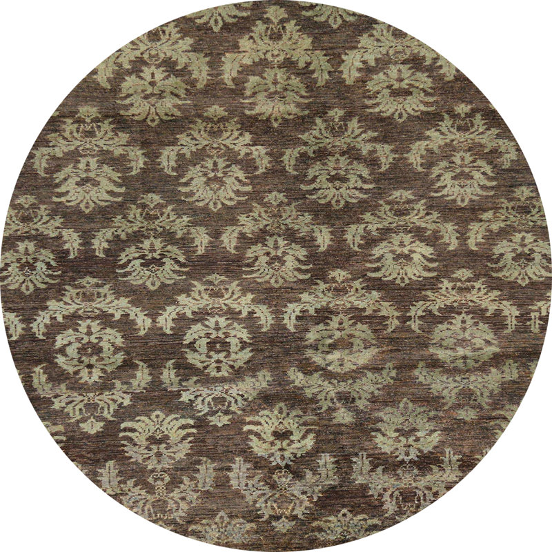 Tapis abstrait moderne 258, Rond 7 pi