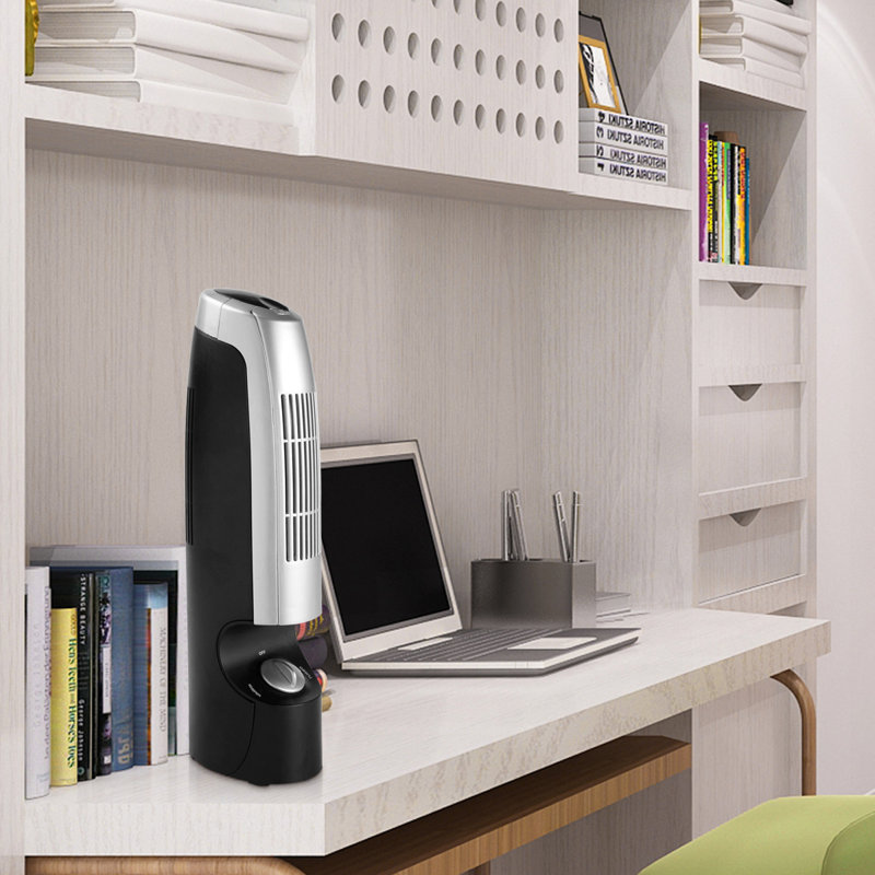 Costway 2 Pcs Mini Ionic Whisper Home Air Purifier & Ionizer Pro Filter 2 Speed