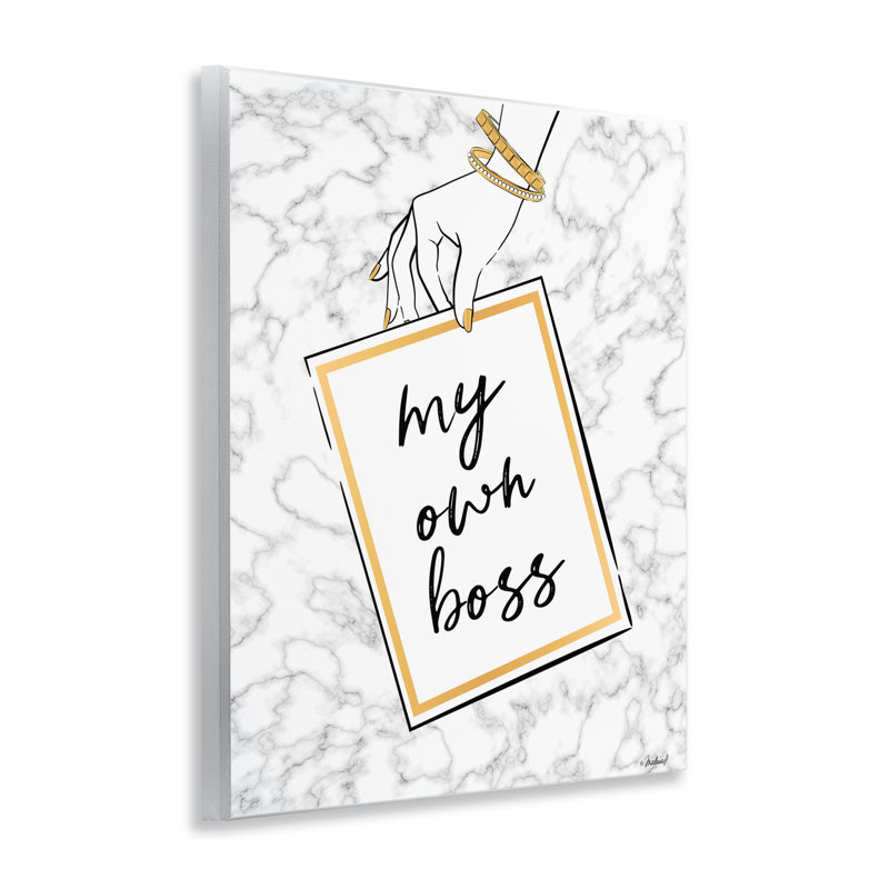 «My propre boss phrase», art mural par Martina Pavlova